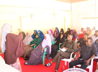 The training was conducted in Kismayo the three CAFs established in Wamo, Halgan and Alanley